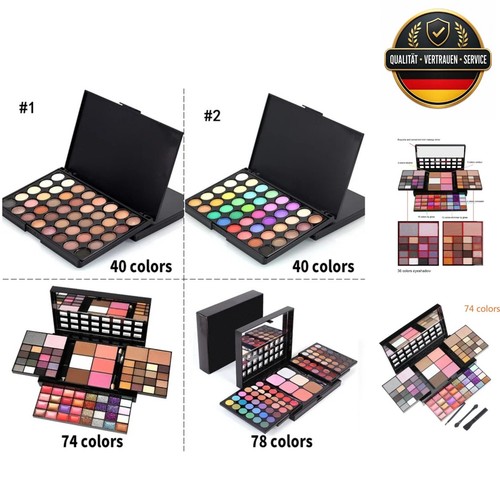 Lidschattenpalette mehrfarbig - lidschattenpalette,