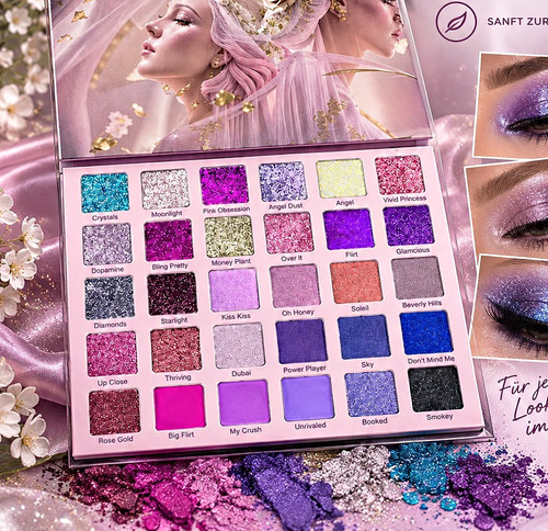 Glitter color palette - glitter,
